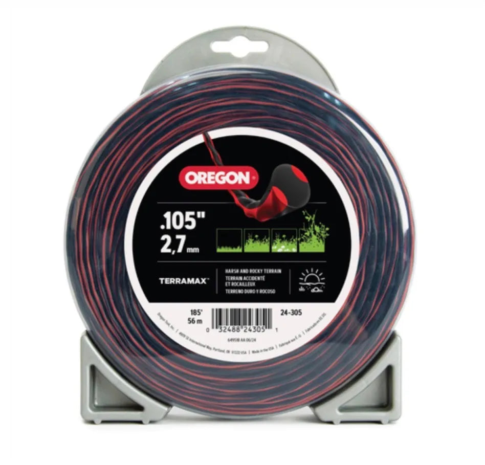 24-305 - Oregon TerraMax .105" Diameter Trimmer Line, 1lb Donut