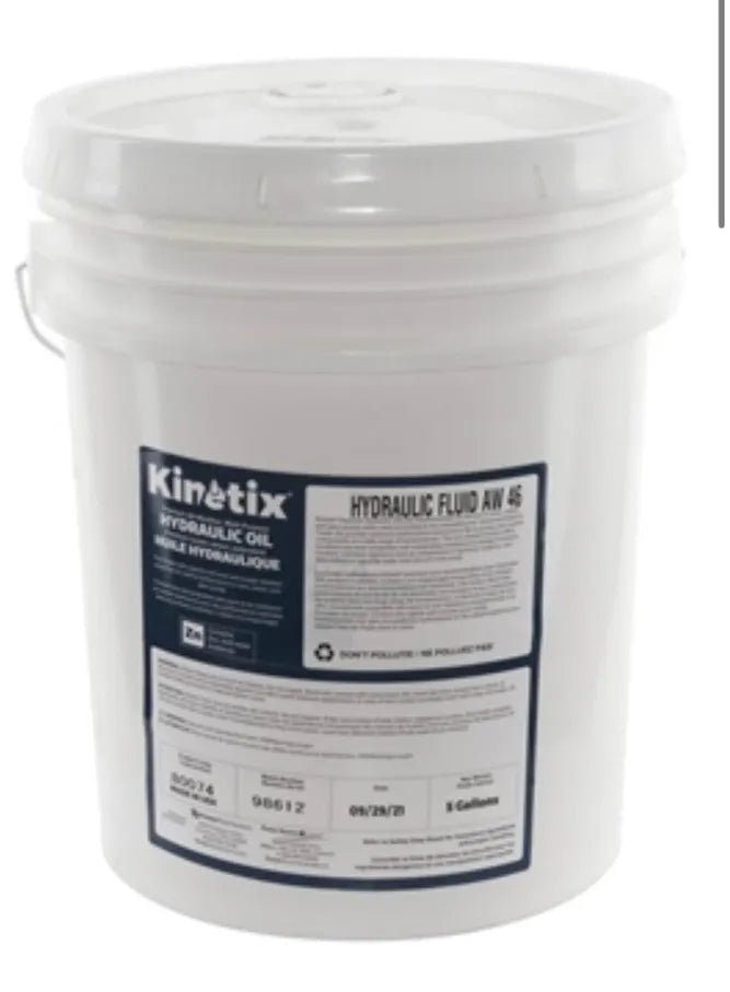 80074- Kinetix Hydraulic Fluid, Aw 46, 5 Gallon Pail
