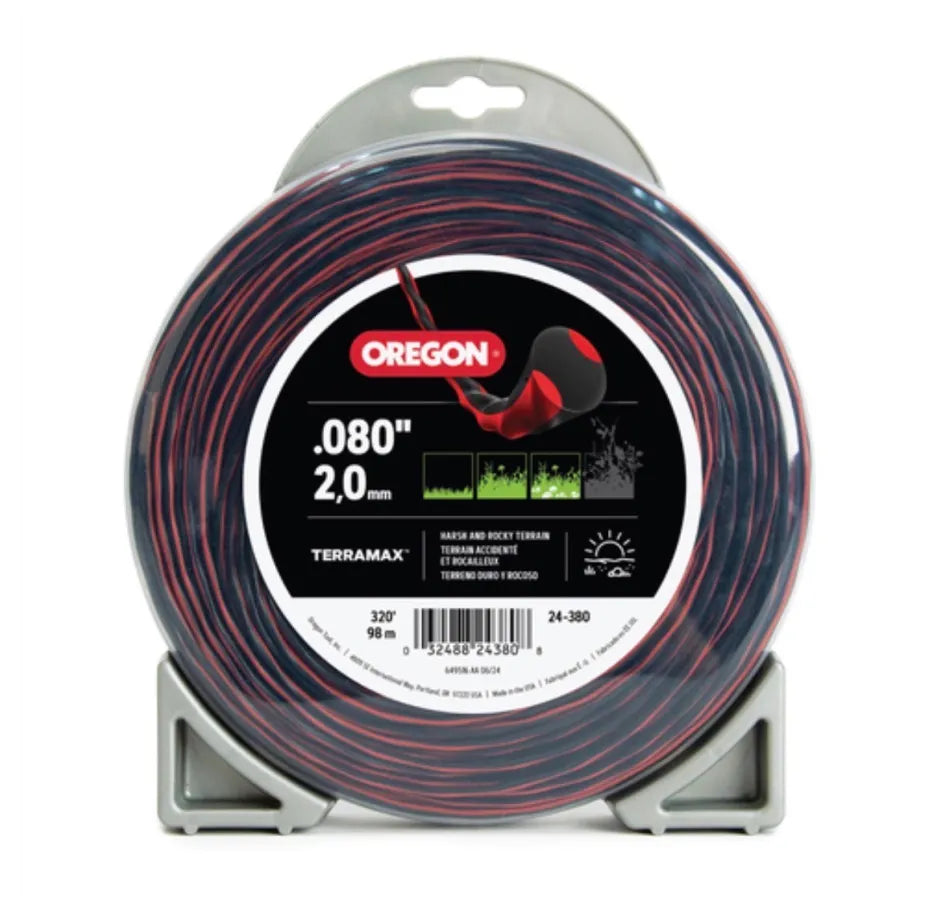 24-380 - Oregon TerraMax .080" Diameter Trimmer Line, 1lb Donut